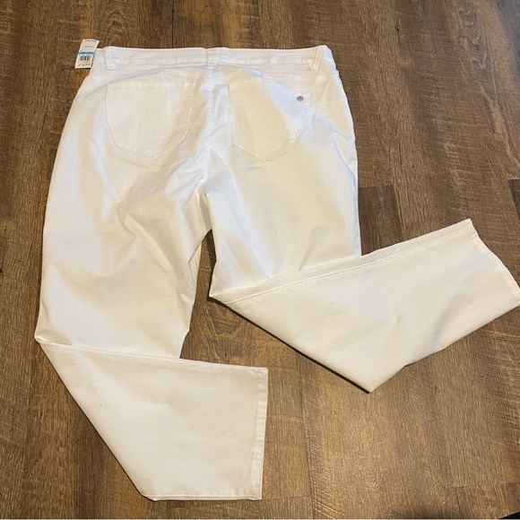 NWT Democracy White “Ab”solution Straight Leg Pants Size 20w - Picture 9 of 10